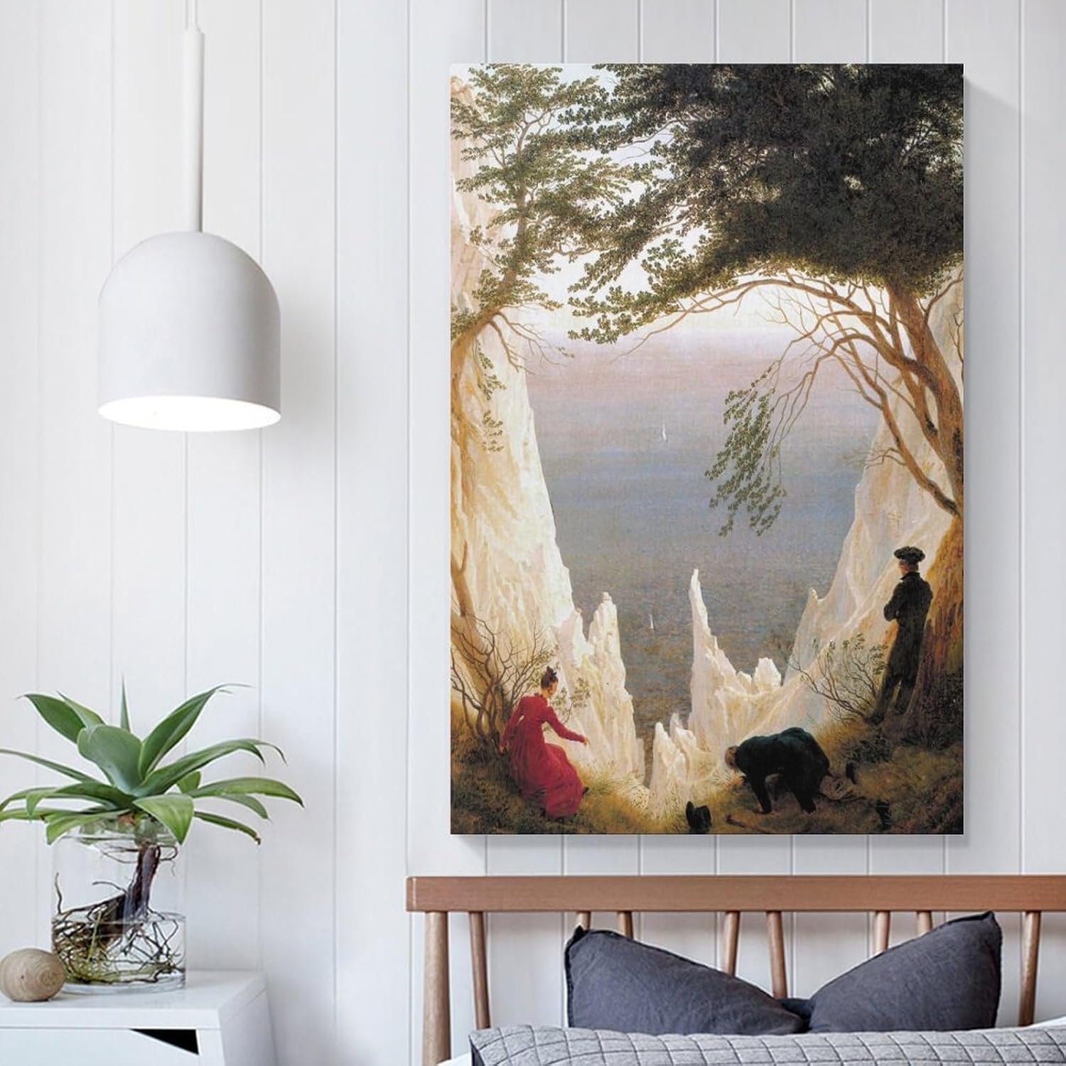 liuxingokgo Chalk Cliffs on Rügen Prints Canvas Art Poster And Wall Art Picture Print Modern Family Bedroom Decor Posters 24x36inch(60x90cm)