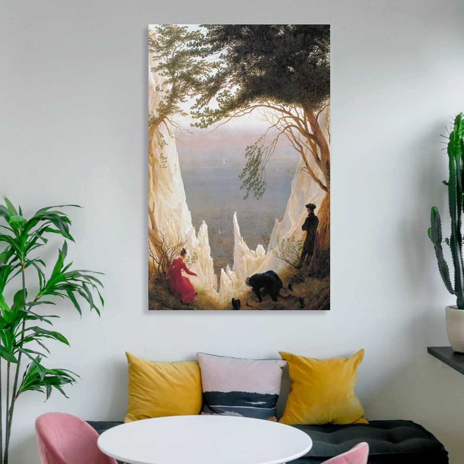 liuxingokgo Chalk Cliffs on Rügen Prints Canvas Art Poster And Wall Art Picture Print Modern Family Bedroom Decor Posters 24x36inch(60x90cm)