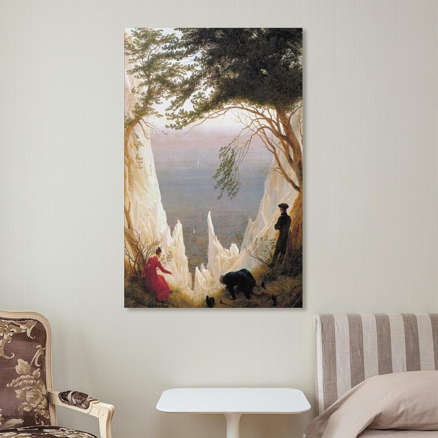 liuxingokgo Chalk Cliffs on Rügen Prints Canvas Art Poster And Wall Art Picture Print Modern Family Bedroom Decor Posters 24x36inch(60x90cm)