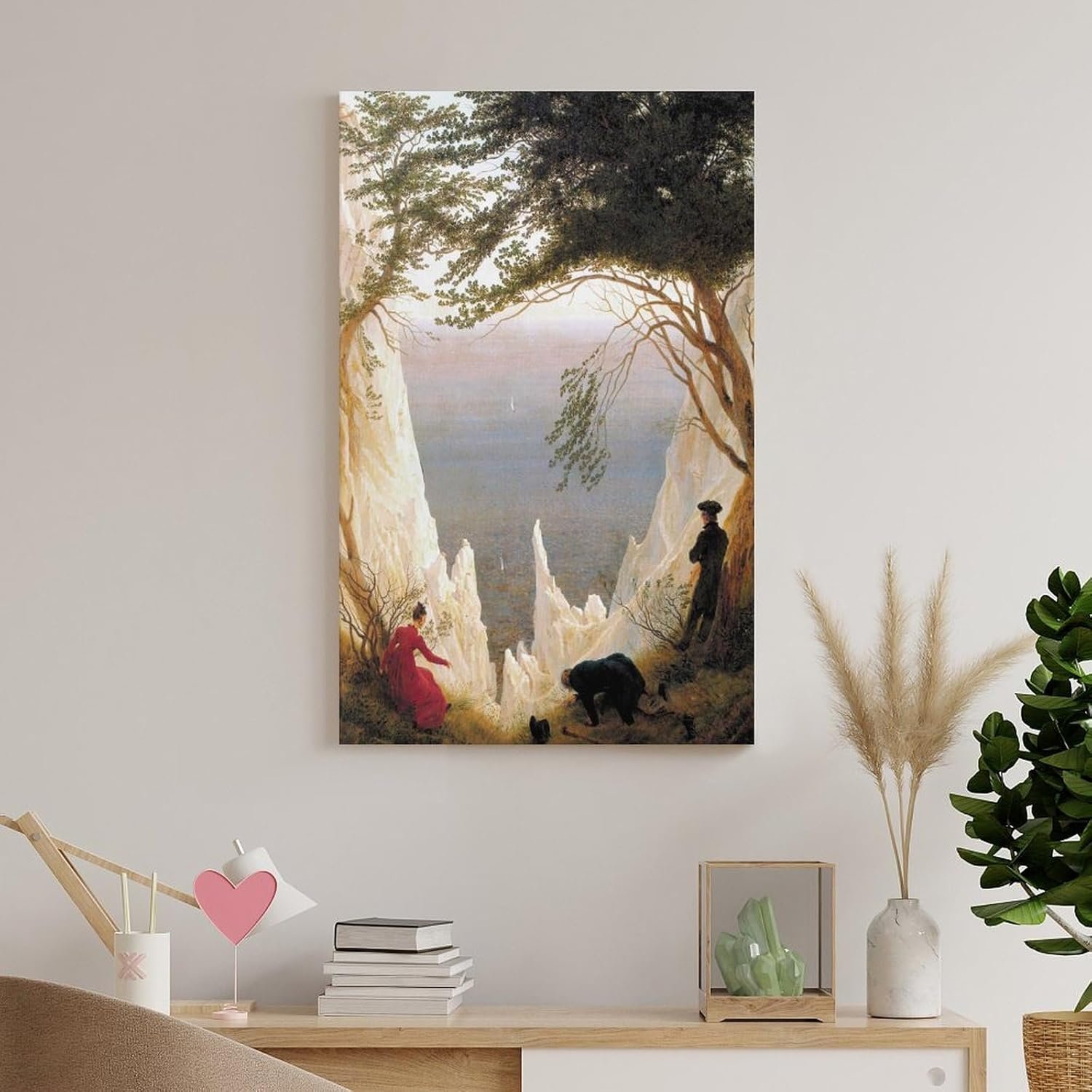 liuxingokgo Chalk Cliffs on Rügen Prints Canvas Art Poster And Wall Art Picture Print Modern Family Bedroom Decor Posters 24x36inch(60x90cm)