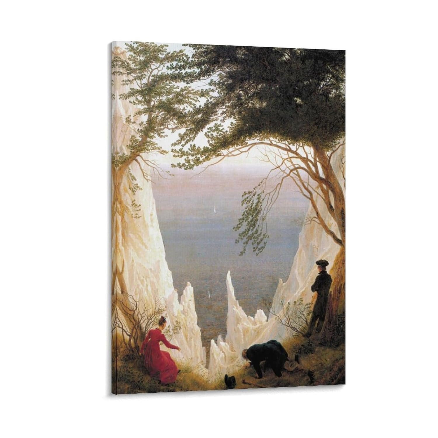 liuxingokgo Chalk Cliffs on Rügen Prints Canvas Art Poster And Wall Art Picture Print Modern Family Bedroom Decor Posters 24x36inch(60x90cm)