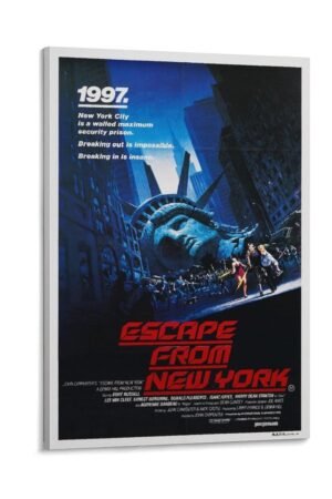 liuxingokgo Kurt-rassel-pobeg-iz-nyu-jorka-postery-filmov Prints Poster Decorative Painting Canvas Wall Art Living Room Posters Bedroom Painting 20x30inch(50x75cm)