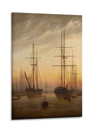 liuxingokgo View of A Harbor Prints Canvas Art Poster And Wall Art Picture Print Modern Family Bedroom Decor Posters 12x18inch(30x45cm)