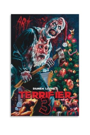 Loopo Terrifier 3 Movie Posters for Room Aesthetic Canvas Wall Art Decor 24x36inch(60x90cm), Unframe-style-7