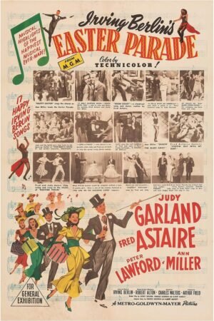 Lost Island Trading Company Easter Parade 1948 - Fred Astaire - Australia (2) - Classic Movie Poster-11 x 17 Inches