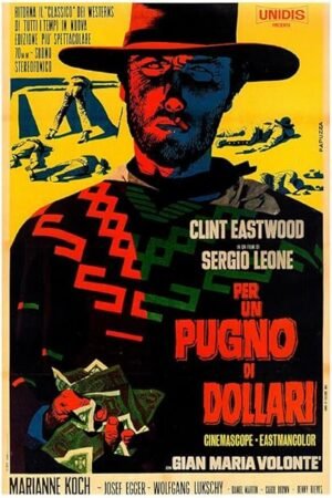 Lost Island Trading Company Fistful of Dollars - Italian Version #2 - Clint Eastwood - Movie Poster-24 x 36 Inches