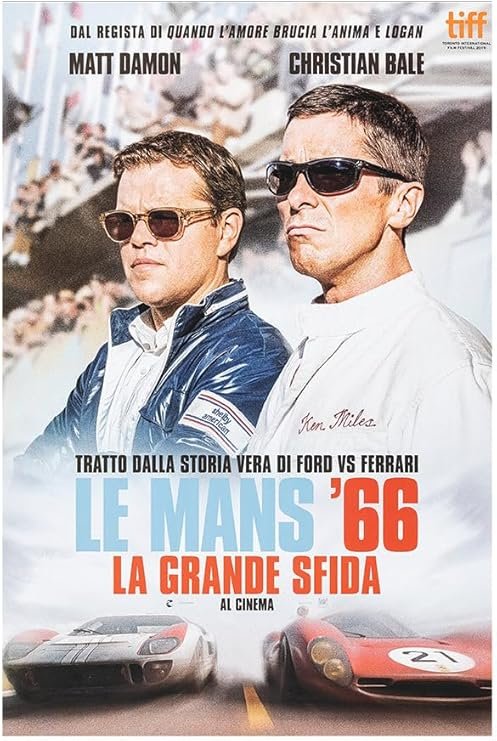 Lost Island Trading Company Ford vs Ferrari - IMAX - Vintage Racing Poster-11 x 17 Inches