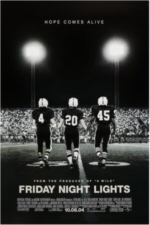 Lost Island Trading Company Friday Night Lights 2004 - Vintage Sports Classic Movie Poster-24 x 36 Inches
