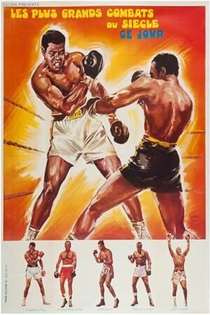 Lost Island Trading Company Muhammad Ali - French Boxing - Vintage Boxing Poster-8 x 12 Inches (US/CAN only)