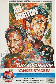 Lost Island Trading Company Muhammad Ali vs Ken Norton -1976 - Vintage Boxing Poster-8 x 12 Inches (US/CAN only)