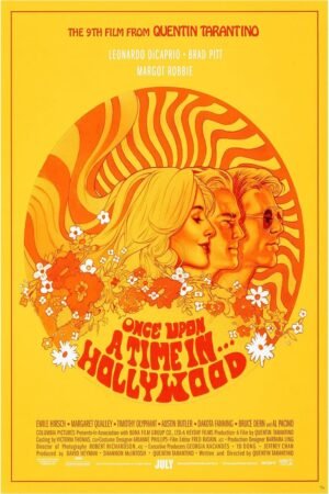 Lost Island Trading Company Once Upon a Time in Hollywood 2019 - US Alternate 2 - Classic Movie Poster-24 x 36 Inches
