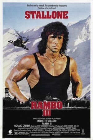 Lost Island Trading Company Rambo III 1988 v2 - Classic Movie Poster-24 x 36 Inches