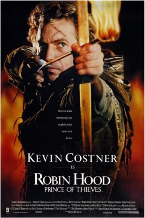 Lost Island Trading Company Robin Hood Prince of Thieves v1 - Kevin Costner - Vintage Classic Movie Poster-24 x 36 Inches
