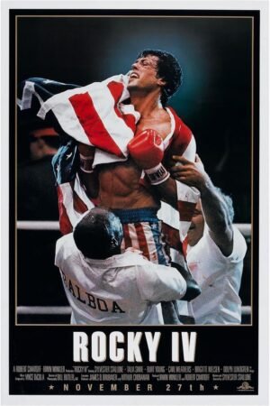 Lost Island Trading Company Rocky IV 1985 - Teaser - Classic Movie Poster-24 x 36 Inches