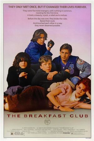 Lost Island Trading Company The Breakfast Club 1985 - Vintage Classic Movie Poster-24 x 36 Inches