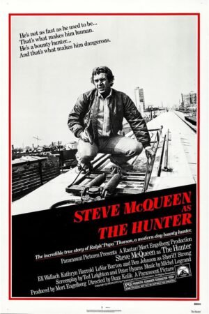 Lost Island Trading Company The Hunter 1980 - Steve McQueen - Vintage Classic Movie Poster-24 x 36 Inches