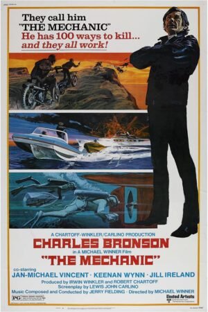 Lost Island Trading Company The Mechanic 1972 - Charles Bronson - US - Classic Movie Poster-24 x 36 Inches