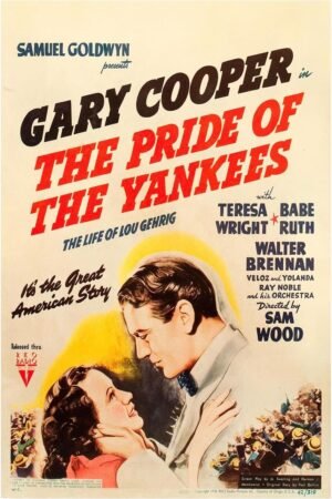Lost Island Trading Company The Pride of the Yankees 1942 v1 - Vintage Sports Classic Movie Poster-24 x 36 Inches
