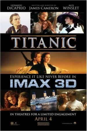 Lost Island Trading Company Titanic 1997 - IMAX - Classic Movie Poster-24 x 36 Inches