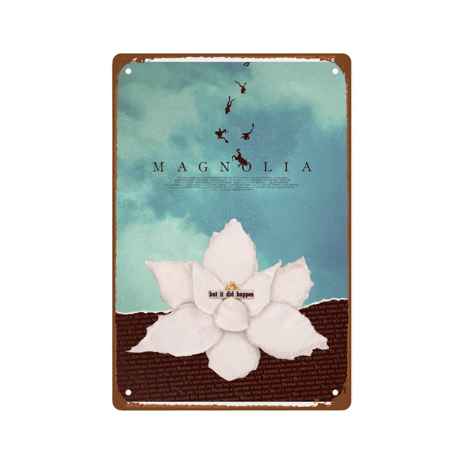 MAGNOLIA Movie Posters Canvas Prints Plot Suspense Movie Action Suspense Film Poster Wall Art For Home Office Multi Decorations Unframed 8"x12"