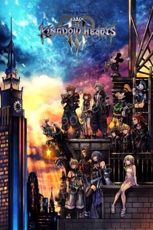 MCPosters - Kingdom Hearts III 3 PS4 Xbox ONE Poster Glossy Finish - NVG259 (24" x 36" (61cm x 91.5cm))