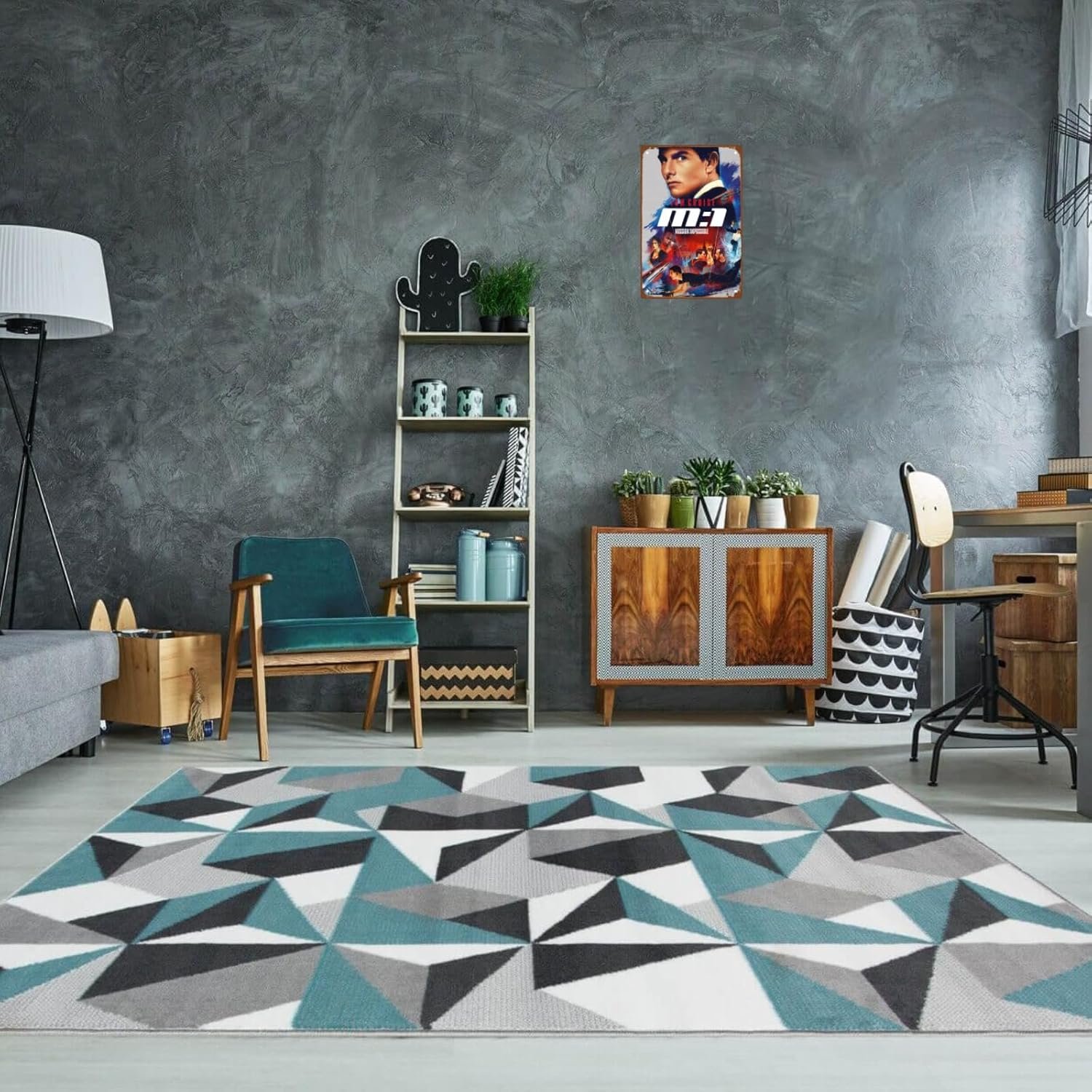 Mission Impossible Movie Metal Wall Tin Sign Mission Collection Movie Retro Gift Man Cave Decor Vintage Decorations 8"x12"