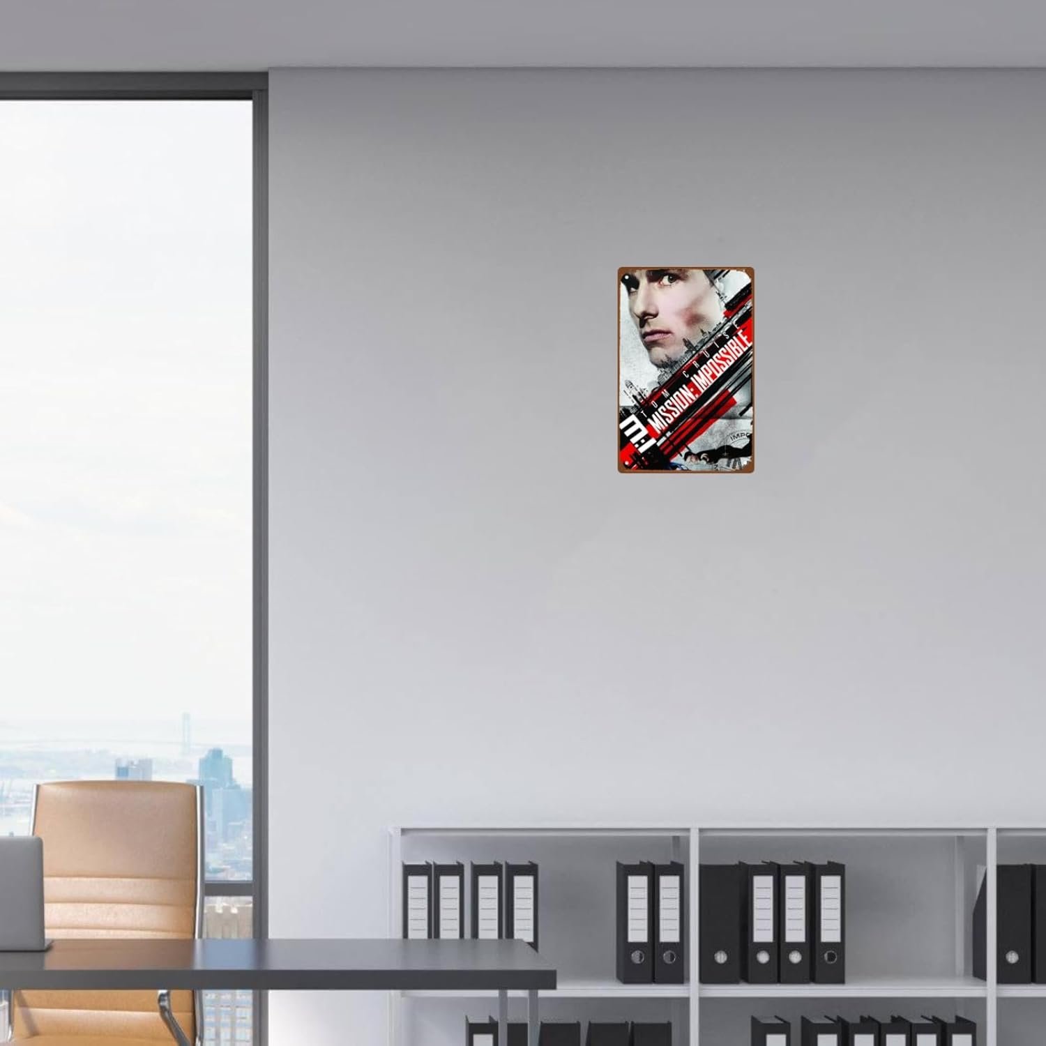 Mission Impossible Movie Metal Wall Tin Sign Mission Collection Movie Retro Gift Man Cave Decor Vintage Decorations 8"x12"