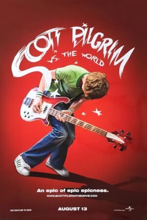 Movie Poster SCOTT PILGRIM VS THE WORLD 2 Sided ORIGINAL FINAL 27x40 MICHAEL CERA