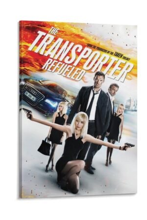 Movie Poster The Transporter Refueled Cool Decorative Poster Canvas Art Poster And Wall Art Picture Print Modern Family Bedroom Decor Posters 24x36inch(60x90cm)