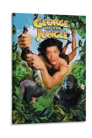 Movie Posters George of The Jungle Poster Poster Decorative Painting Canvas Wall Art Living Room Posters Bedroom Painting 16x24inch(40x60cm)