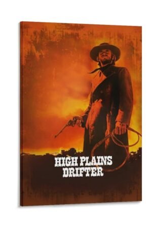 Movie Posters High Plains Drifter Poster Poster Decorative Painting Canvas Wall Art Living Room Posters Bedroom Painting 12x18inch(30x45cm)