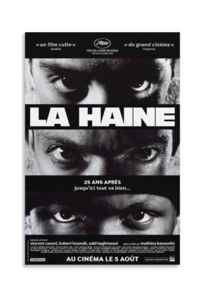 Movie Posters La Haine La Haine Poster Poster Decorative Painting Canvas Wall Art Living Room Posters Bedroom Painting 12x18inch(30x45cm)