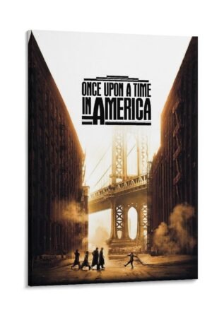 Movie Posters Once Upon A Time in America Poster Canvas Art Poster And Wall Art Picture Print Modern Family Bedroom Decor Posters 08x12inch(20x30cm)