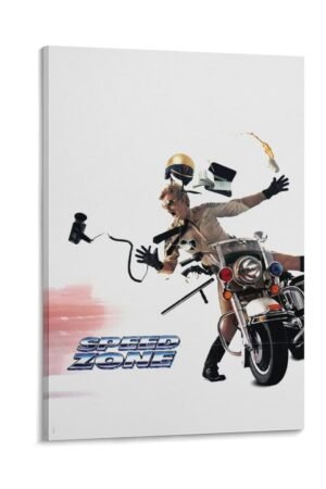 Movie Posters Speed Zone Poster Poster Decorative Painting Canvas Wall Art Living Room Posters Bedroom Painting 12x18inch(30x45cm)