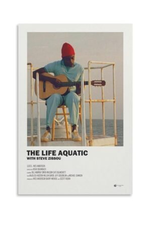 Movie Posters The Life Aquatic with Steve Zissou Poster Poster Decorative Painting Canvas Wall Art Living Room Posters Bedroom Painting 08x12inch(20x30cm)