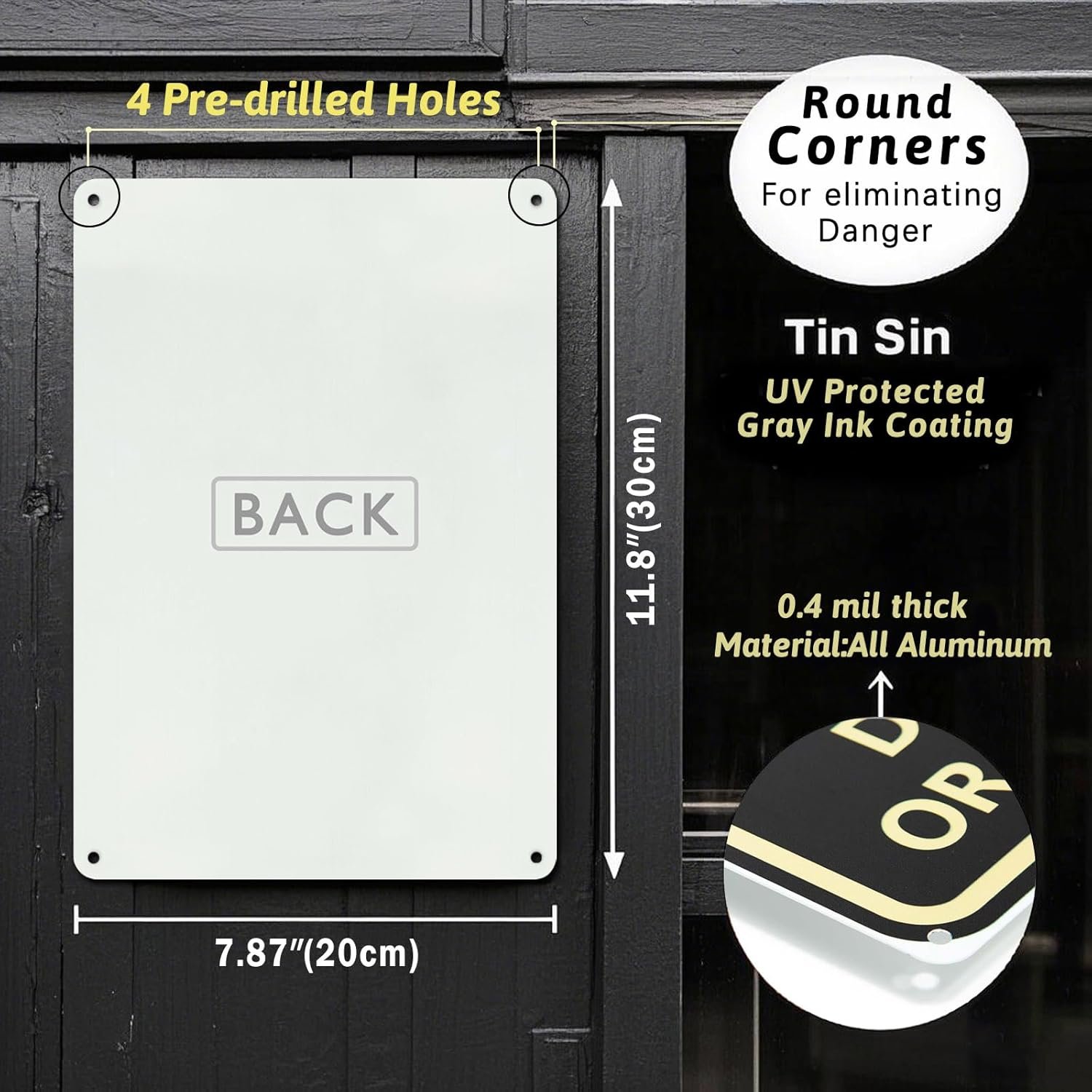 National Sarcasm Society Vintage Retro Tin Signs for Home Garage Farm Garden Bar Coffee Kitchen Wall Decor 8x12 Inch