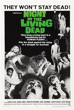 Night of The Living Dead -1968 - US Version - Movie Poster-12 x 18 Inches