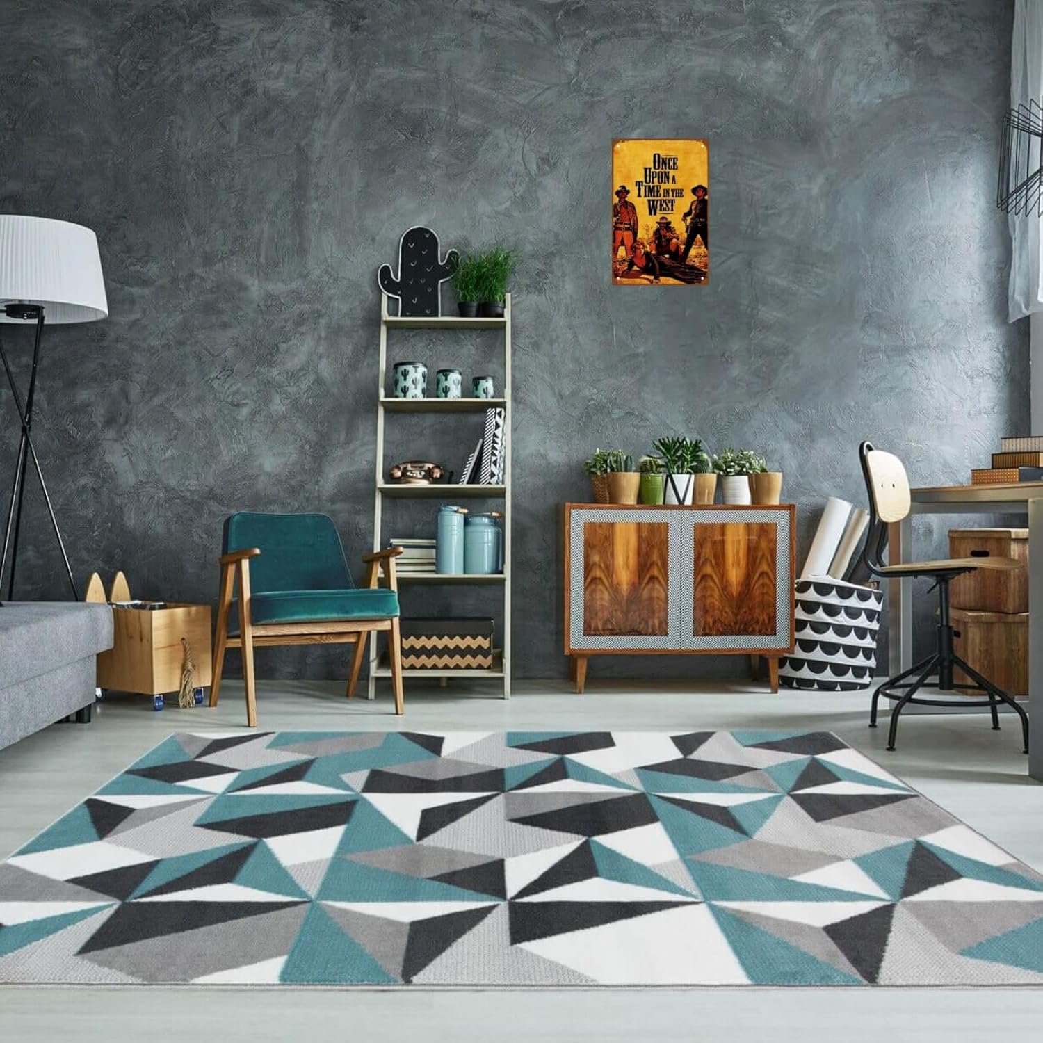 Once Upon A Time West Movie Man Cave Decor Classic Movie Poster Metal Wall Tin Sign Retro Gift Vintage Decorations 8"x12"