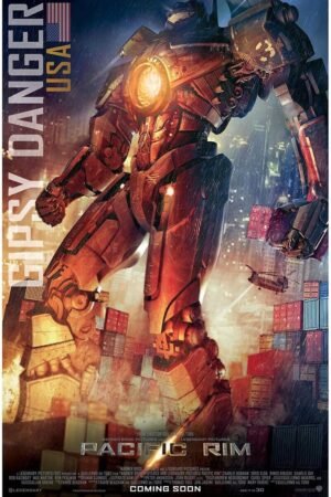 Pacific Rim Movie Poster -Gipsy Danger - Jaeger Poster (11 x 17 Inches)-11 x 17 Inches