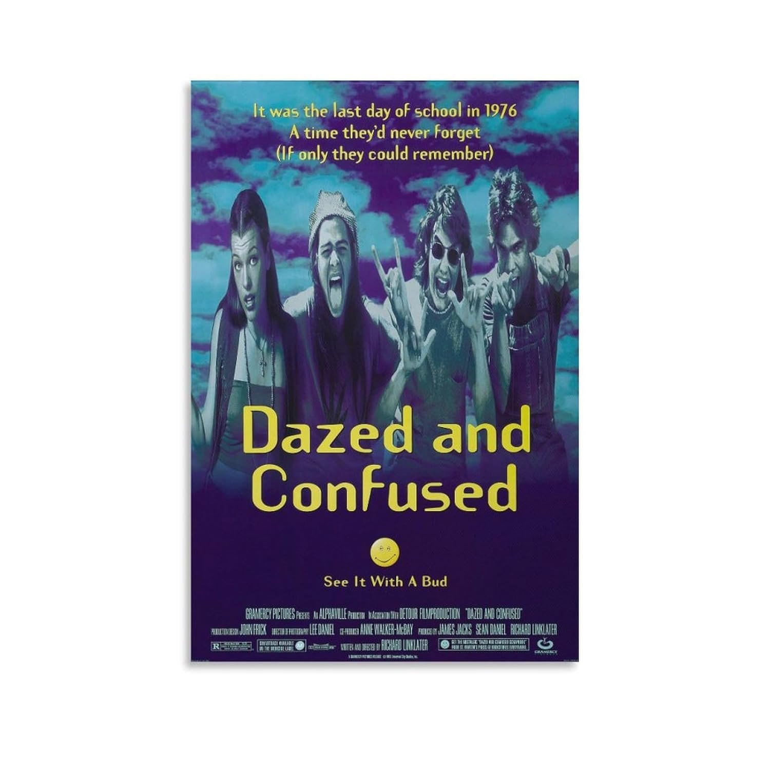 Paintings for Wall Decorations Dazed And Confused Movie Posters Cool Artwork Wall Art Home Decor Posters Gift Ideas Canvas Art Poster And Wall Art Picture Print Modern Family...