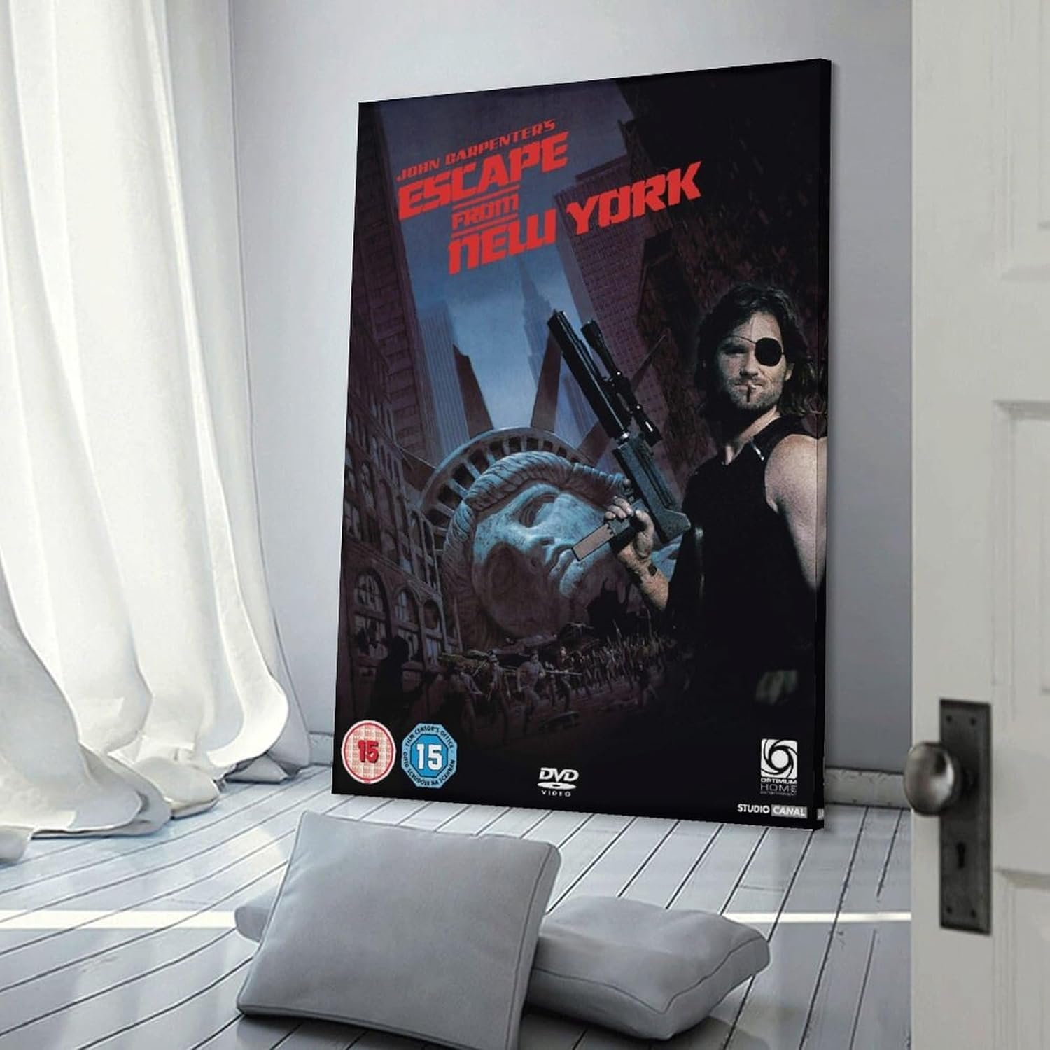 Paintings for Wall Decorations Escape from New York Movie Posters Cool Artwork Wall Art Home Decor Posters Gift Ideas Prints Poster Decorative Painting Canvas Wall Art Living...