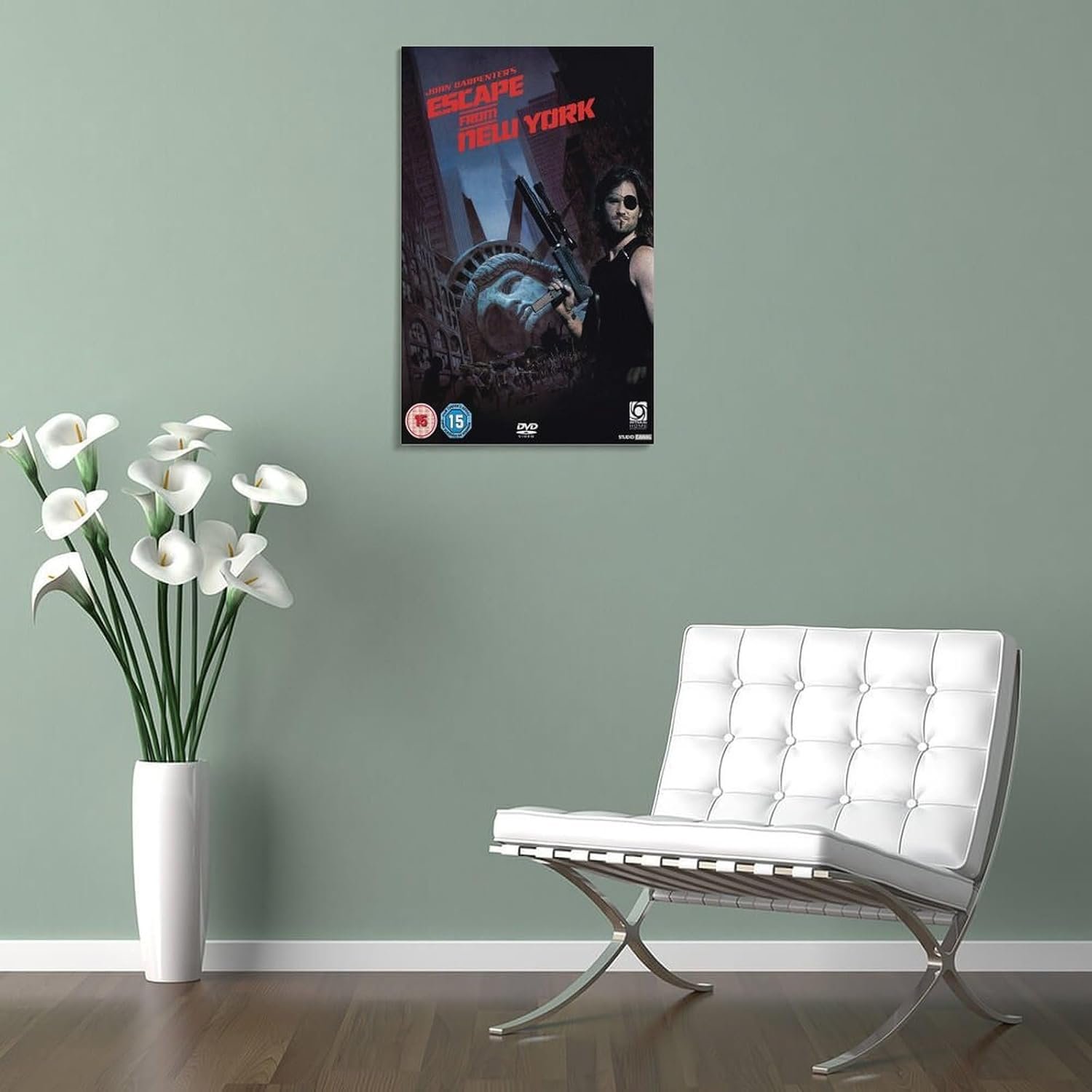 Paintings for Wall Decorations Escape from New York Movie Posters Cool Artwork Wall Art Home Decor Posters Gift Ideas Prints Poster Decorative Painting Canvas Wall Art Living...