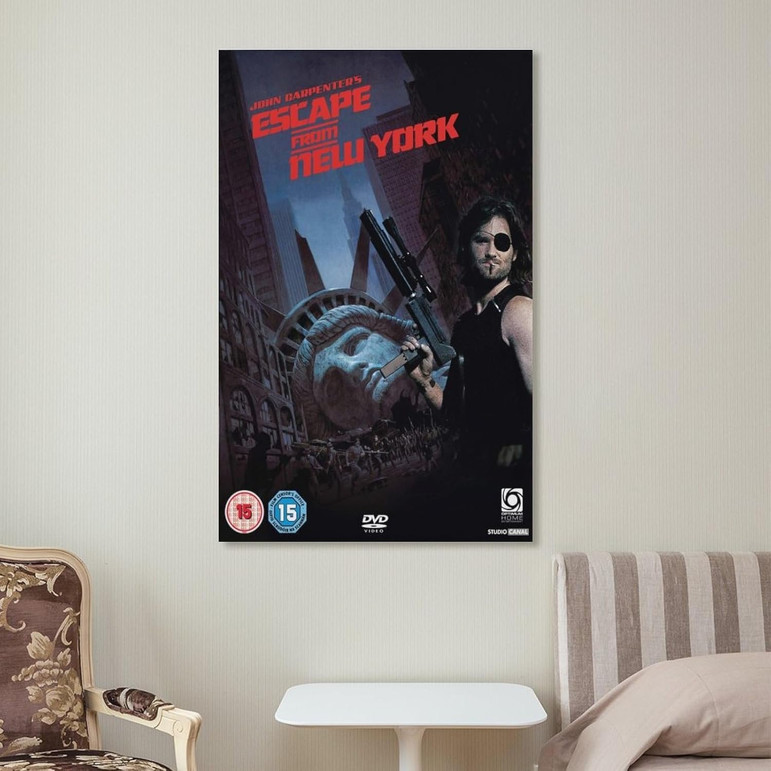 Paintings for Wall Decorations Escape from New York Movie Posters Cool Artwork Wall Art Home Decor Posters Gift Ideas Prints Poster Decorative Painting Canvas Wall Art Living...