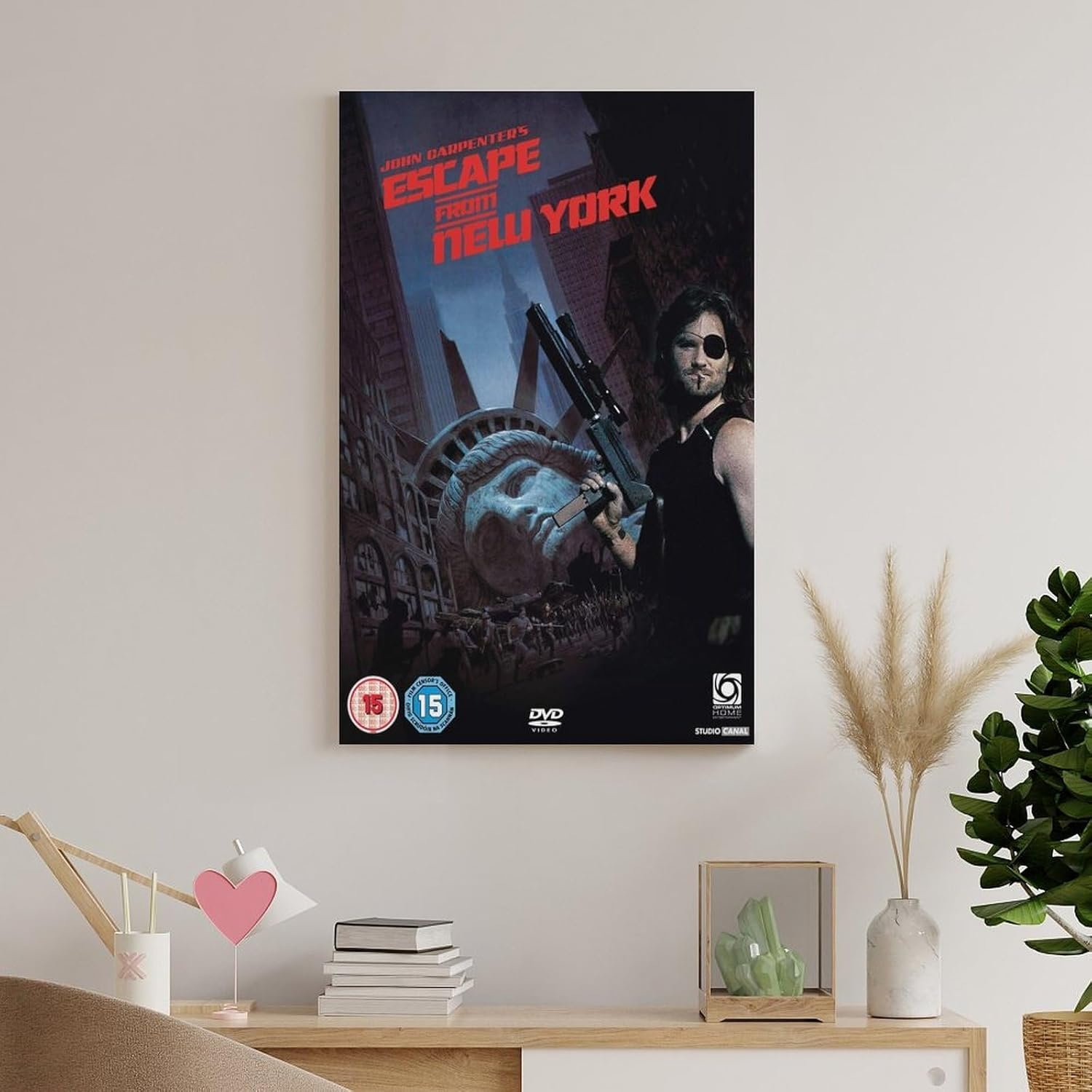 Paintings for Wall Decorations Escape from New York Movie Posters Cool Artwork Wall Art Home Decor Posters Gift Ideas Prints Poster Decorative Painting Canvas Wall Art Living...