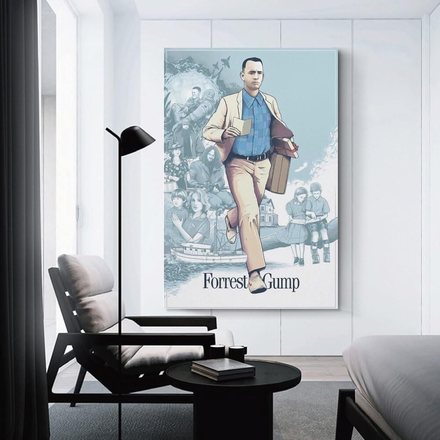 Paintings for Wall Decorations Forrest Gump Movie Posters Prints Poster Decorative Painting Canvas Wall Art Living Room Posters Bedroom Painting 12x18inch(30x45cm)