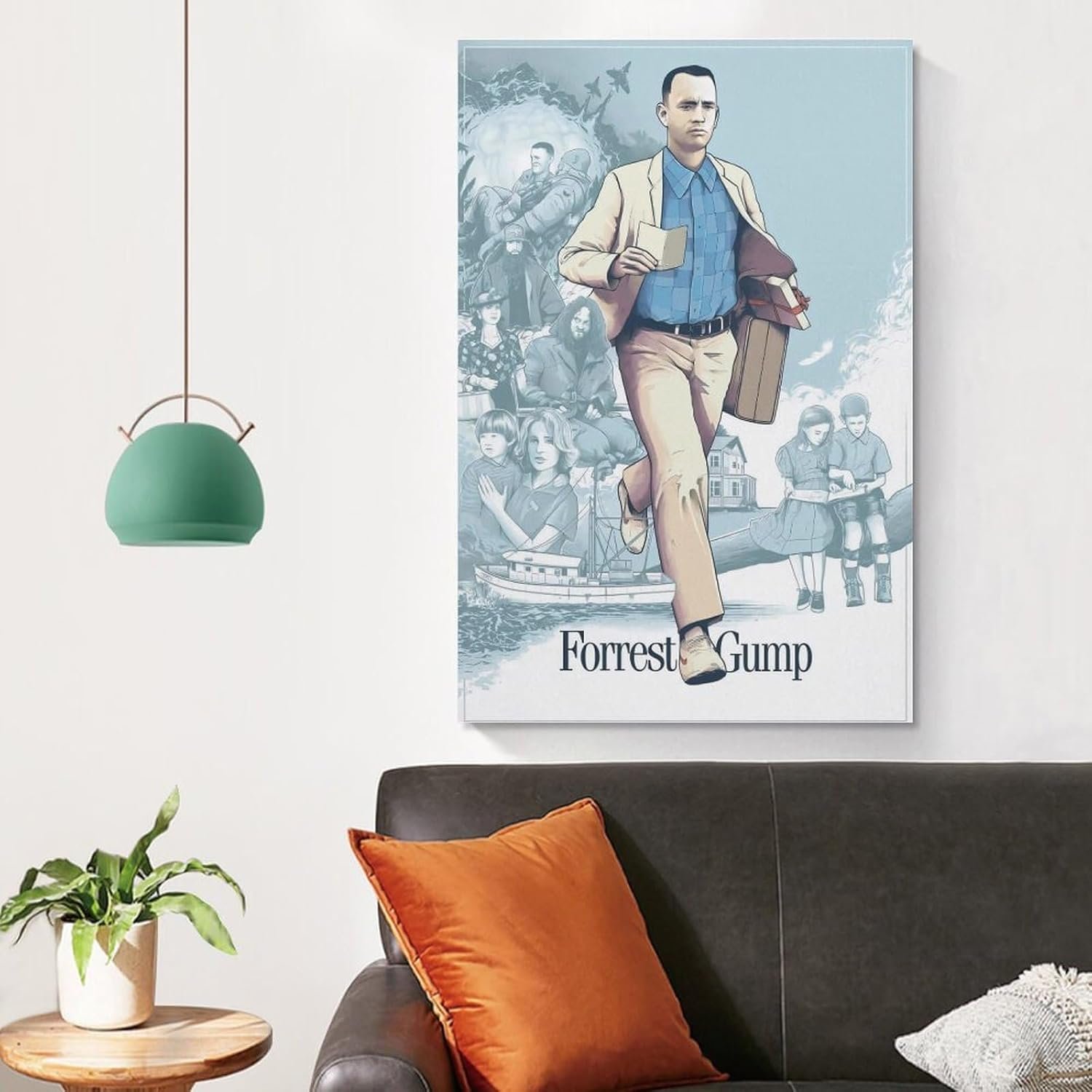Paintings for Wall Decorations Forrest Gump Movie Posters Prints Poster Decorative Painting Canvas Wall Art Living Room Posters Bedroom Painting 12x18inch(30x45cm)