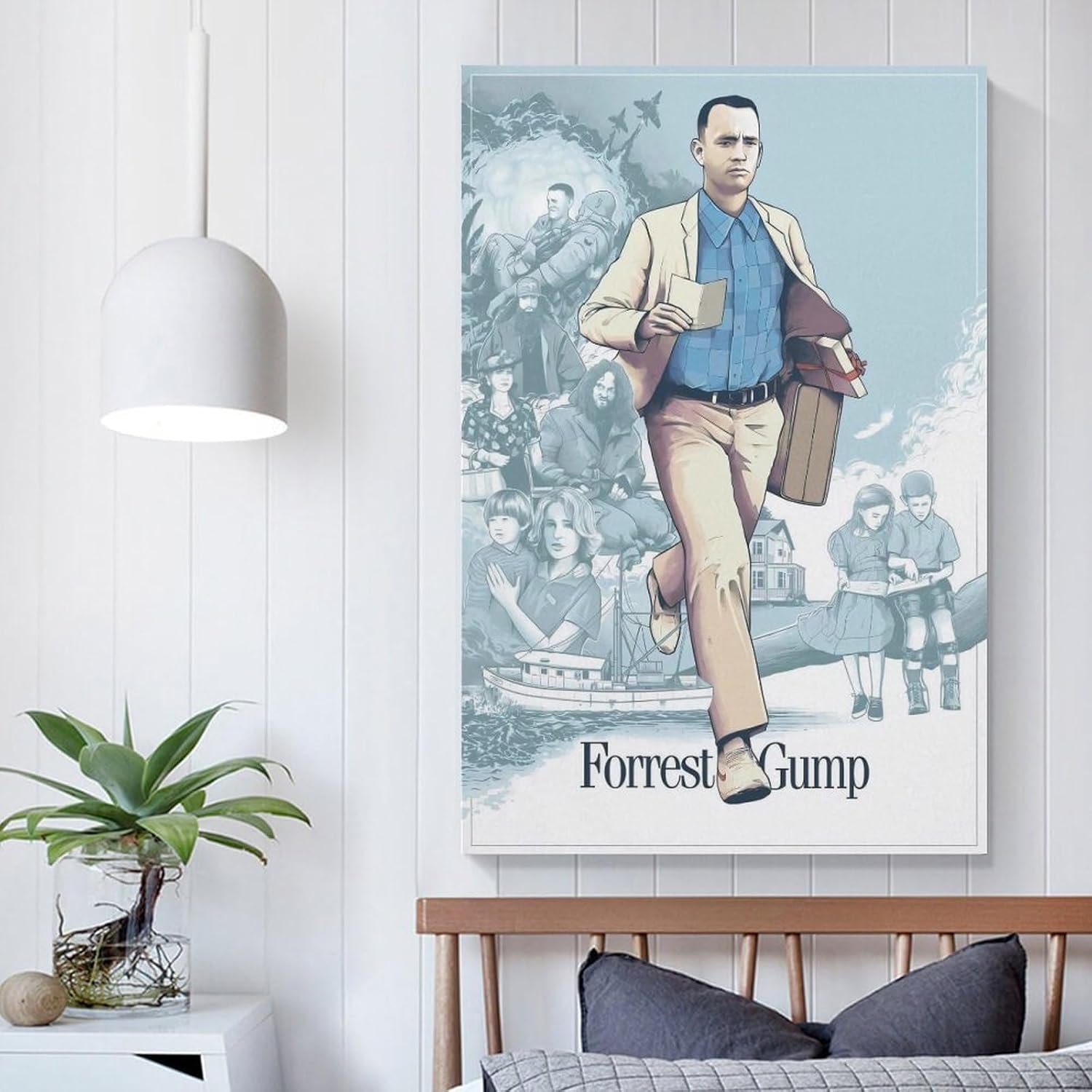 Paintings for Wall Decorations Forrest Gump Movie Posters Prints Poster Decorative Painting Canvas Wall Art Living Room Posters Bedroom Painting 12x18inch(30x45cm)