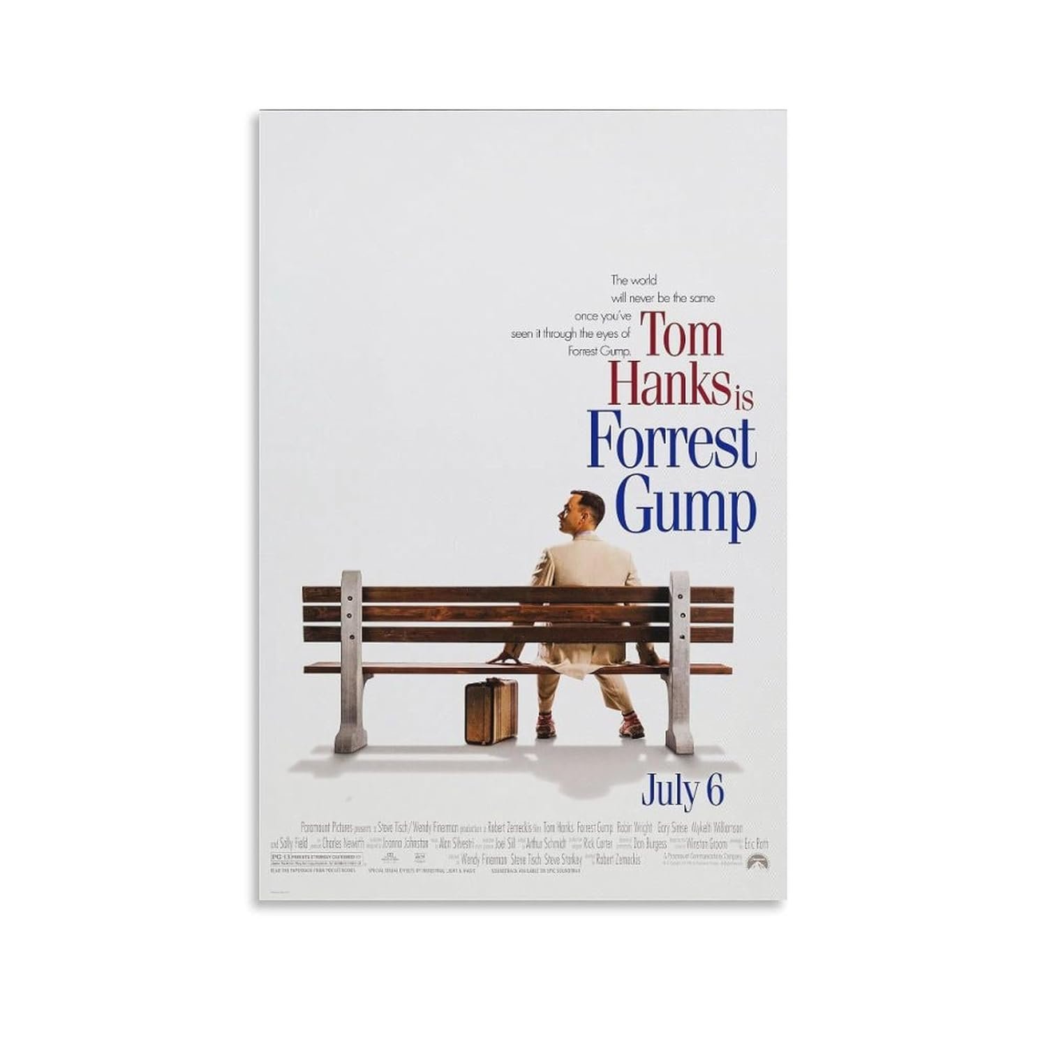 Paintings for Wall Decorations Forrest Gump Movie Posters Prints Poster Decorative Painting Canvas Wall Art Living Room Posters Bedroom Painting 20x30inch(50x75cm)