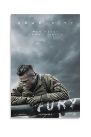 Paintings for Wall Decorations Fury Movie Posters Prints Canvas Art Poster And Wall Art Picture Print Modern Family Bedroom Decor Posters 20x30inch(50x75cm)