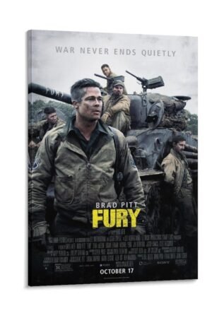 Paintings for Wall Decorations Fury Movie Posters Prints Canvas Art Poster And Wall Art Picture Print Modern Family Bedroom Decor Posters 24x36inch(60x90cm)